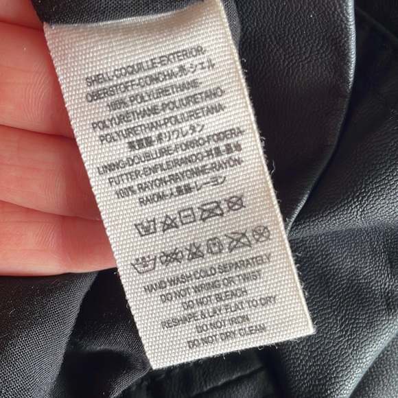 Free People ‘Leather’ skirt - Picture 9 of 9